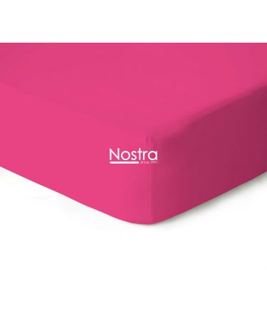 Trikotaažist voodilina kummiga JERSEY JERSEY-FUCHSIA 120x200 cm