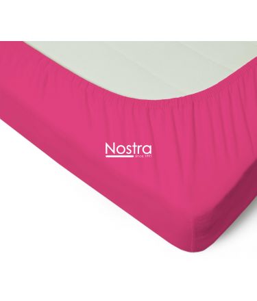 Trikotaažist voodilina kummiga JERSEY JERSEY-FUCHSIA 120x200 cm