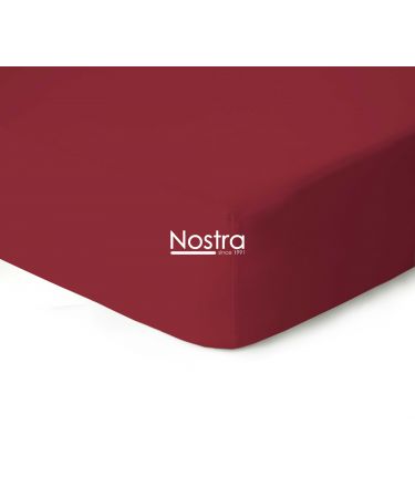 Trikotaažist voodilina kummiga JERSEY JERSEY-WINE RED 120x200 cm