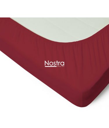 Trikotaažist voodilina kummiga JERSEY JERSEY-WINE RED 120x200 cm