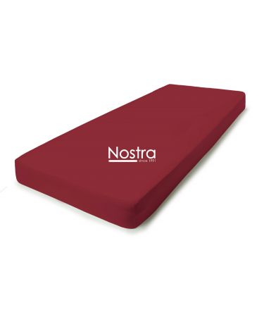 Trikotaažist voodilina kummiga JERSEY JERSEY-WINE RED 120x200 cm