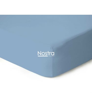 Trikotaažist voodilina kummiga JERSEY JERSEY-LIGHT BLUE 120x200 cm