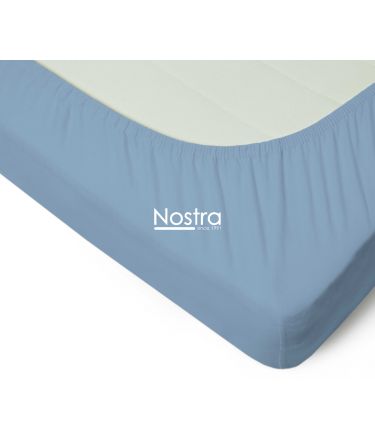 Trikotaažist voodilina kummiga JERSEY JERSEY-LIGHT BLUE 160x200 cm