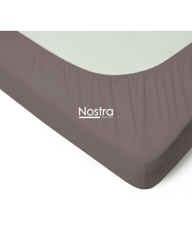 Fitted jersey sheets JERSEY JERSEY-CACAO 120x200 cm