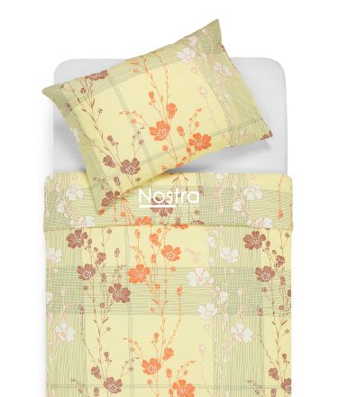 Cotton bedding set DORINA 20-0530-TERRA 140x200, 50x70 cm