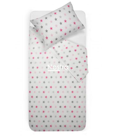 Voodipesu lastele STARS 10-0052-LIGHT GREY LIGHT PINK