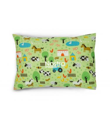 Детское постельное белье FARM 10-0513-GREEN 100x145, 40x60, 107x150 cm