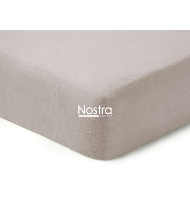 Fitted terry sheets TERRYBTL-SILVER GREY