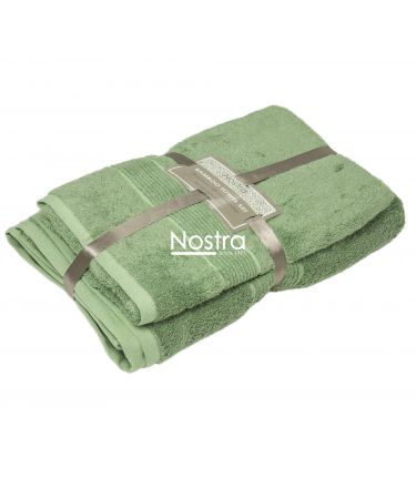 Bambusest rätikute komplekt BAMBOO-600 T0105-MINERAL GREEN