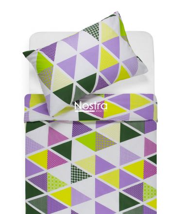 Lõuendriidest voodipesukomplekt DEVRI 30-0615-VIOLET 200x220, 50x70 cm