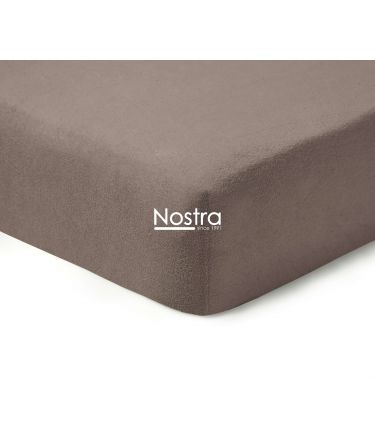 Fitted terry sheets TERRYBTL-CACAO 120x200 cm