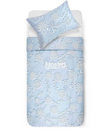 PREMIUM maco sateen bedding set COLETTE 20-0034-POWDER BLUE