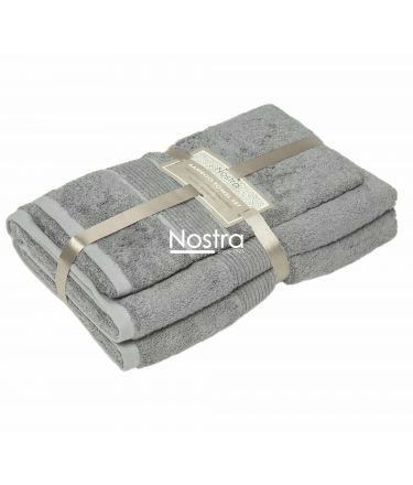 Бамбуковые набор полотенец BAMBOO-600 T0105-FROST GREY 50x100, 70x140 cm