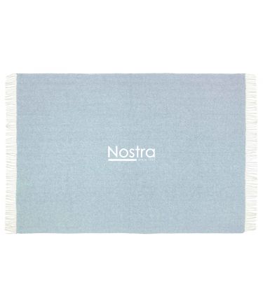 Woolen plaid MERINO-300 80-3236-LIGHT BLUE 140x200 cm