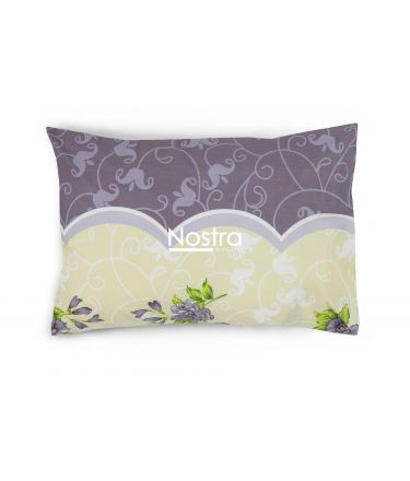 Polycotton bedding set FLOWERS 20-1630-LAVENDER GREY