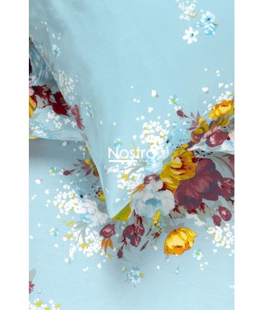 Sateen bedding set ADAL 20-1337-AQUA 200x220, 50x70 cm