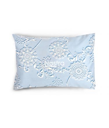 Maco sateen pillow cases with zipper 20-0034-POWDER BLUE 50x70 cm