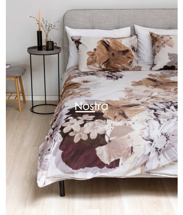 PREMIUM maco sateen bedding set CECELIA 20-0095-BROWN