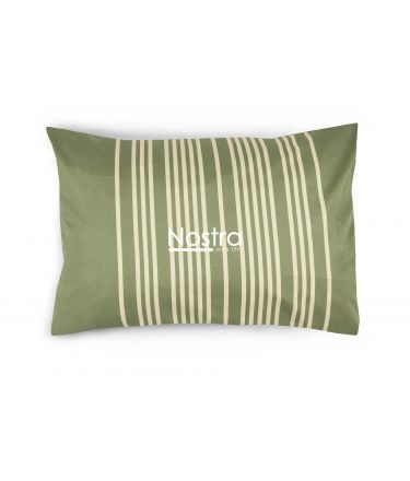 PREMIUM mako-satiinist voodipesu CADENCE 30-0683-MOSS GREEN 200x220, 50x70 cm