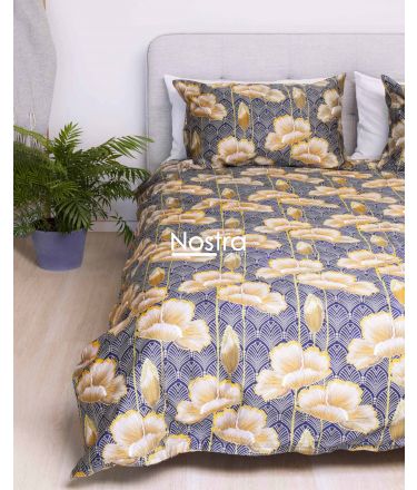 PREMIUM mako-satiinist voodipesu CARLY 20-1638-NAVY 200x220, 50x70 cm