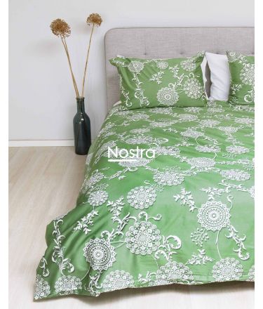 PREMIUM mako-satiinist voodipesu COLETTE 20-0034-DARK SAGE 200x220, 50x70 cm