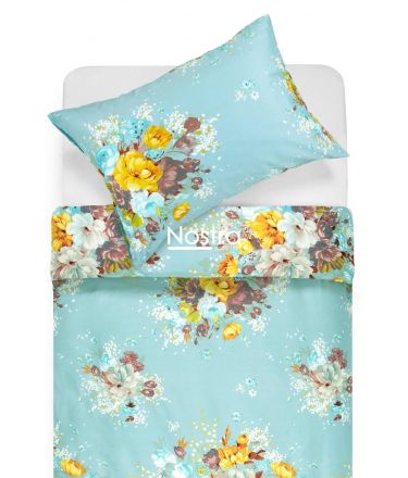 Sateen bedding set ADAL 20-1337-AQUA 200x220, 50x70 cm