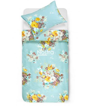 Sateen bedding set ADAL 20-1337-AQUA 200x220, 50x70 cm