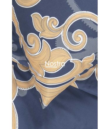 Satiinist voodipesu ALAYNA 40-1040-DARK BLUE 200x220, 50x70 cm