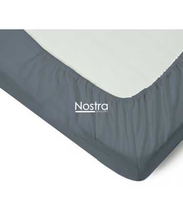 Fitted sateen sheets 00-0240-IRON GREY