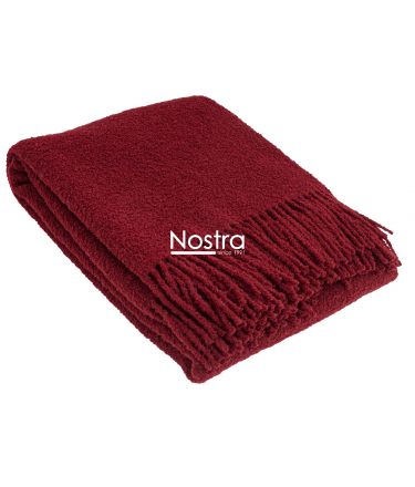 Woolen plaid BOUCLE-350 80-3321-RED 140x200 cm