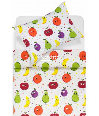 Voodipesu lastele FRUITS 10-0107-MULTI 140x200, 50x70 cm