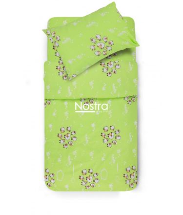 Children bedding set SHEEP 10-0441-GREEN 100x145, 40x60, 107x150 cm