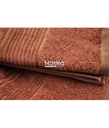 Bamboo towels set BAMBOO-600 T0105-BURNT BRICK 50x100, 70x140 cm