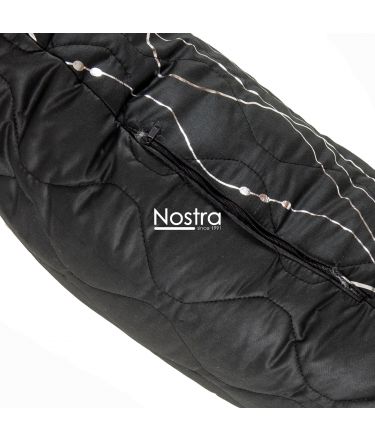 Pillow VASARA with zipper 70-0016-BLACK SILVER DF