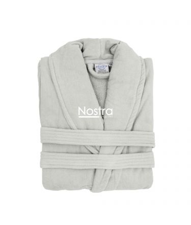 Халат VELOUR-430 430 BATHROBE-LIGHT GREY XXL