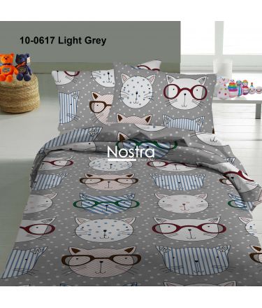 Voodipesu lastele SMART CATS 10-0617-LIGHT GREY