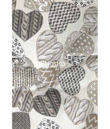 Flanellist voodipesu BAILEY 40-1439-BEIGE 200x220, 50x70 cm