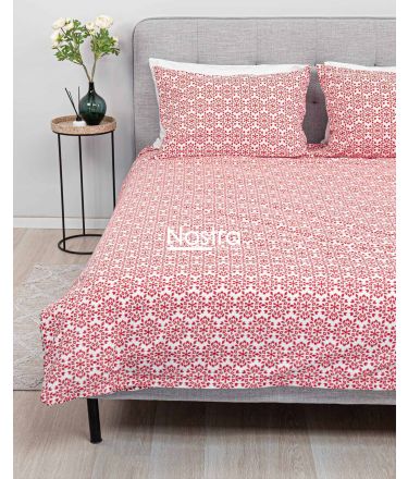 Flanellist voodipesu BARRET 40-1438-RED 140x200, 70x70 cm