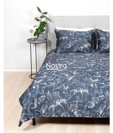 PREMIUM maco sateen bedding set COOPER 20-1732-BLUE