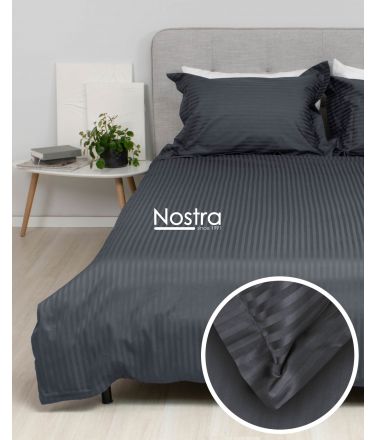 EXCLUSIVE bedding set TAYLOR 00-0240-1 IRON GREY MON 140x200, 50x70 cm