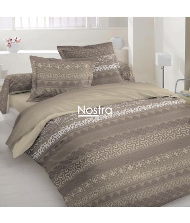 Voodipesu komplekt ABSTRAKT 40-1493-TAUPE