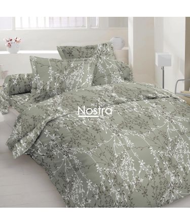 Polycotton bedding set ABSTRACT 40-1202-GREEN 140x200, 50x70 cm