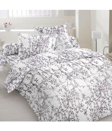 Voodipesu komplekt ABSTRAKT 40-1202-WHITE LILAC