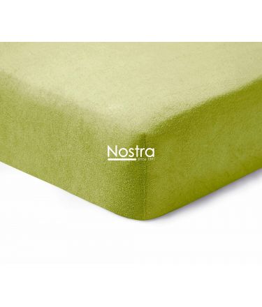 Fitted terry sheets TERRYBTL-LEAF GREEN 120x200 cm