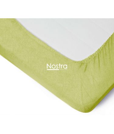 Fitted terry sheets TERRYBTL-LEAF GREEN 120x200 cm