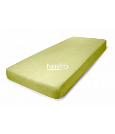 Fitted terry sheets TERRYBTL-LEAF GREEN 120x200 cm