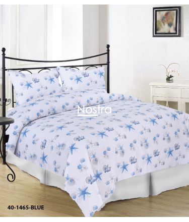 Cotton bedding set DANIKA 40-1465-BLUE