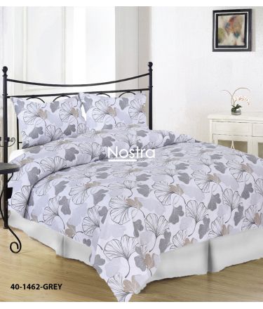 Cotton bedding set DAMARIS 40-1462-GREY 200x220, 70x70 cm