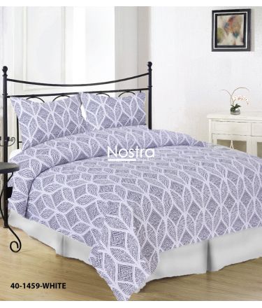 Cotton bedding set DARIANA 40-1459-WHITE 140x200, 70x70 cm