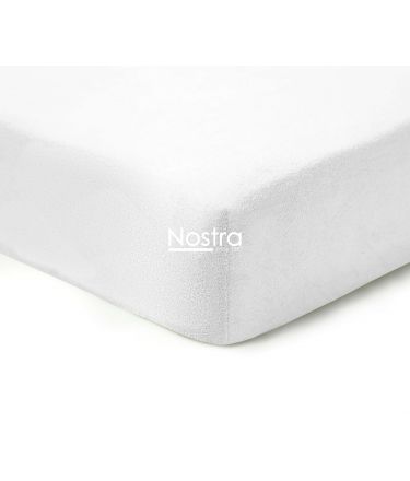 Fitted terry sheets TERRYBTL-OPTIC WHITE 120x200 cm